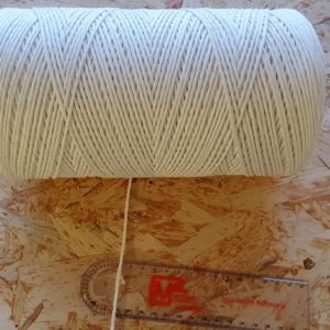 Mecha Fios Macramé Algodão N1 4 Medida N1 Branco