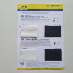 Amostras e Catálogos 21 Amostras Cartaz Fita Cós Básicas