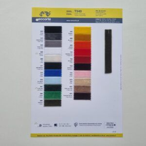 Amostras e Catálogos 15 Cartaz Cores Fitas Veludo