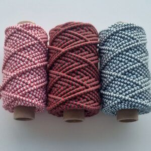 Cordão Entrançado Multicolor W Frente