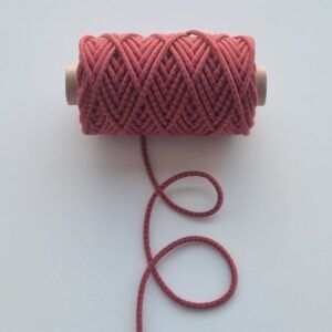 Cordão Multicolor P4 3mm 4 Cordão Entrançado Multicolor P4 Vermelho/Verde